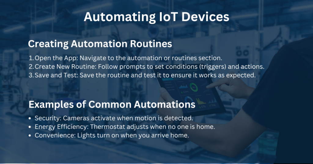 automating IoT devices
