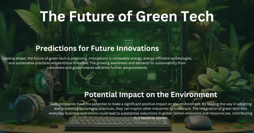 the future of green tech
