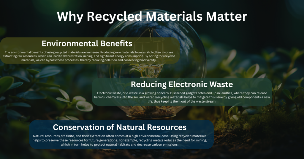 why recycled materials matter
